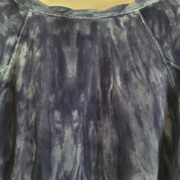 Canyon River Blues Womens Sz L Long Sleeve Tie Dye Terry Sweatshirt Hippie Top - Picture 8 of 11